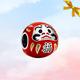 Red Daruma Doll Charm * New Genuine S925 Sterling Silver Charm for Pandora Bracelet * Necklace Pendant * Gift for Her