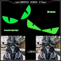 3D stereoscopico luminoso moto fari casco decorazione adesivi Scooter carenatura modificato