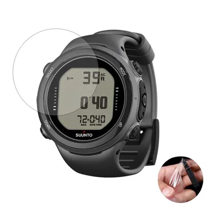 5pcs Soft Clear Protective Film Guard For Suunto D4i D6i Novo Diving Watch GPS Sport Smartwatch Screen Protector Cover (No Glass