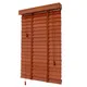 Customized Size 50MM Slat Real Basswood Shutter Window Wooden Venetian Blinds 50 mm For Decoration