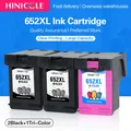 HINICOLE 3x Ink Cartridge Compatible For HP 652XL 652 For HP Printer Deskjet Ink Advantage 1115 2135