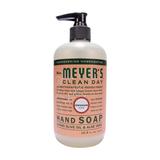 Mrs. Meyer S Clean Day Hand Soap Made With Essential Oils Biodegradable Formula Geranium 12.5 Fl. Oz - Pack Of 6