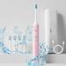 QTOCIO Bathroom Accessories USB Charging Electric Toothbrush Electric Toothbrush With 4 Brush Heads Smart 5-ModesTimer Electric Toothbrush IPX7