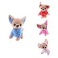 1pcs 17cm Puppy Kids Toy Kawaii Simulation Animal Doll Birthday Gift for Girls Children Cute