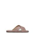 Crossover Strap Slip-on Sandals