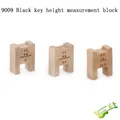 Piano maintenance tuning tool 9009 Three models of piano black key height measurement block beech