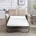 58.3" Pull Out Sofa Bed with Premium Twin Size Mattress Pad, 2-in-1 Pull Out Couch Bed