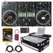 Pioneer DJ DDJ-REV7 Scratch Style 2-Channel DJ Controller with White on Black Carrying Case Package