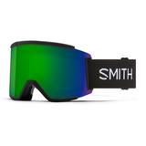 Smith Squad XL Goggles Black Chromapop Sun Green Mirror
