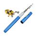 Tomshoo Lightweight Fishing Rod Reel Combo Kit Telescopic Portable Pocket Pen Pole + Aluminum Alloy Accessories Great for Beginners