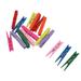 48PCS Wooden Colored Wooden Clip Snacks Sealing Clips With Hemp Ropeï¼ˆRandom Color)
