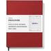 Vela Sciences S7R Expanded ProCover Lab Notebook 9.25 x 11.75 in (23.5 x 30 cm) 144 Pages Red Synthetic Leather Permanent Bound 70lb Heavyweight Paper (6-Pack Grid)