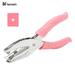 Handheld One-Hole Punch Single Hole Puncher Heavy Duty 8 Sheet Capacity for Binder Notebook Craft Paper Greeting Cards Scrapbook