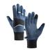 Rigardu Motorcycle Gloves Touchscreen Cycling Gloves Warm Winter Thermal Gloves Mountain Bike Anti Slip Gloves Breathable Lightweight Dirt Street Bike Glove Non Slip For Cold Blue+XL