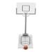 1Pc Mini Basketball Shooting Toy Miniature Basketball Games Plaything (Silver)