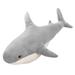 Chubbier Weighted Shark Pillows Stuffed Animal Plush Soft Fluffy Shark Toys for Kid Shark Plush Pillows Stuffed Shark Perfect Stress Relief for Women[Gray 45cm/17.72in]