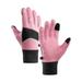 Rigardu Motorcycle Gloves Touchscreen Cycling Gloves Warm Winter Thermal Gloves Mountain Bike Anti Slip Gloves Breathable Lightweight Dirt Street Bike Glove Non Slip For Cold Pink+M