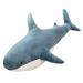 Chubbier Weighted Shark Pillows Stuffed Animal Plush Soft Fluffy Shark Toys for Kid Shark Plush Pillows Stuffed Shark Perfect Stress Relief for Women[Blue 45cm/17.72in]