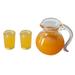 JNANEEI 1:12 Dollhouse Miniature Milk Orange Juice Drink Cup Pot Model Ornaments DIY