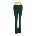 Rag & Bone/JEAN Jeans - Super Low Rise Boot Cut Boyfriend: Green Bottoms - Women's Size 26 - Dark Wash