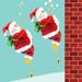 Zedker 2024 New Electric Chimney Climbing Santa Claus Musical Toys Climbing Santa On Rope Santa Claus Climbing Rope Ladder Climb Chimney Electric Climbing Ladder Rope Clearance Deals