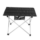 LIZEALUCKY Camping Table Portable Folding Camping Table Aluminum Alloy Table Foldable Desk Table Outdoor Camping[S]