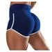 YOTMKGDO Leggings for Women Yoga Pants Women Capris Yoga Compression Leggings Women Shorts Bike Workout Slip Jeggings for Women Shorts for Women Gym Shorts Women Blue M