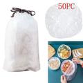 Barbecue Food Storage Container Kitchen Outdoor Universal Kitchen Reusable Elastic Food Storage Covers Fresh Keeping Bags 50Pc