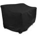 Eevelle Patio Bench Cover - Marinex Marine Grade Fabric - Waterproof - Outdoor Bench Covers - Durable Lawn Patio Loveseat Cover - All-Weather Protection - 30 H x 69 L x 21 W - Black