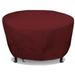 Eevelle Meridian Patio Round Table Cover with Marine Grade Fabric - Waterproof Outdoor Firepit Cover - Furniture Set Covers for Dining Table - Easy to Install - 30 H x 102 D Burgundy