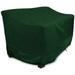 Eevelle Patio Bench Cover - Marinex Marine Grade Fabric - Waterproof - Outdoor Bench Covers - Durable Lawn Patio Loveseat Cover - All-Weather Protection - 20 H x 36 L x 15 W - Hunter Green