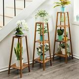 2/3/4 Tier Plant Stand Outdoor Plant Shelf Indoor Tiered Plant Table for Multiple Plants Plant Holder Table Plant Pot Stand for Window Garden