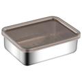 Ozmmyan 304 Stainless Steel Preservation Box Deep Japanese Box Barbecue Oil Filter Fruit Multi-purpose Sales Today Cclearance