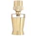 LIZEALUCKY Pond Sprinkler Water Nozzle Controllable Brass Ice Tower Cedar Water Fountain Nozzle Spray Head Garden Outdoor Accessories[1 inch 32mm]