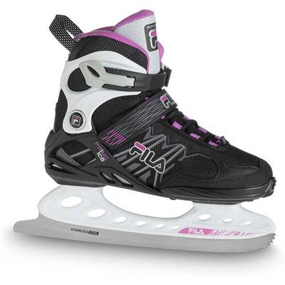 FILA Herren Eishockeyschuhe Freizeitschlittschuh Primo Ice Lady, Größe 38 ½ in schwarz-weiß-pink