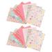 14 Sheets of Colorful Leaves Printing Paper DIY Folding Decorative Paper Background Paper Hand Craft Scrapbooking Photo Album Accessaries (7pcs Different Pattern 2 Sheets for Each Pattern)