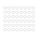 500Pcs 10MM Open Rings Jewelry Accessories Round Shape Double Circle Close Rings DIY Jewelry Making Materials Set for Earrings (Silver)