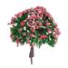 Artificial Mini Tree Plants Miniature Garden Landscaping Decor Simulation Plastic Tree Decoration House Model Tree (Hibiscus Syriacus Tree)