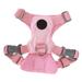 LIZEALUCKY 3 Sizes Dog Vest Harness Soft and Breathable Multipurpose Pet Puppy Harness for Small Medium Dogs Cats and Dogs (3 Colors) [L-pink]