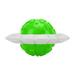 LIZEALUCKY Squeaky Dog Ball Toy Pet Dog Tooth Cleaning Interactive Dog Toy Durable Chewing Ball for Training Indoor Outdoor Dog Present for Small Medium Large Dogs[Green]