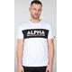 Alpha Industries Alpha Inlay T-shirt, black-white, Size L