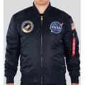 Alpha Industries MA-1 VF NASA LP Jacket, blue, Size M