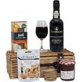 The Vintage Port Mini Hamper - 1 x Tanners Late Bottled Vintage Port 37.5cl, Salt & Pepper Cashews, Chutney & Crackers - Gift Set for Women, Men, Christmas, Corporate Gift, Birthday Gift