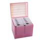 10 Layers Eyelash Storage Box, Lash Tray Organizer False Eyelash Case Makeup Display Container for Grafting Lash Extension(Pink)