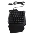 Clavier jeu clé complète 35 USB filaire clavier jeu PC à une main