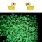 50 pièces Mini canards jaunes canard lumineux ornement figurines miniatures petit canard Micro fée jardin paysage fée jardin décor à la maison