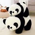 Peluche panda pour bébé poupée mignonne pour garçon et fille oreiller animal doux décoration de