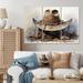 Union Rustic Minimalism Cowboy Hat III - 3 Piece Wrapped Canvas Print Set Canvas in White | 28 H x 36 W x 1 D in | Wayfair