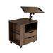 Ebern Designs Endymion 2 - Drawer Nightstand in Wood in Brown | Wayfair 6A2AD9B52694421599F144AFD5C24666