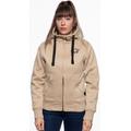 Queen Kerosin Heart Adventure Giacca da donna, beige, dimensione 4XL per donne